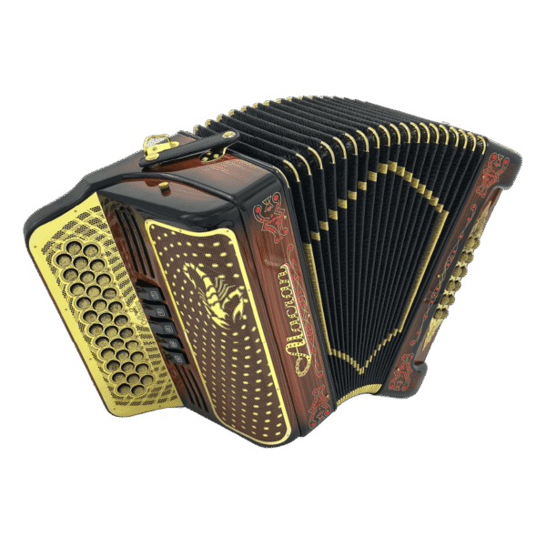 ALACRAN – 34-BUTTON / 12-BASS DIATONIC ACCORDION WITH BASS REEDS - Image 2