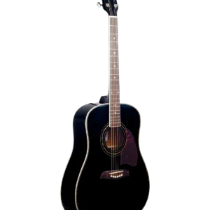 OSCAR SCHMIDT OG2B-A – DREADNOUGHT ACOUSTIC GUITAR (BLACK)