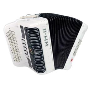 WHITE HAWK II – DIATONIC ACCORDION (MATTE WHITE)