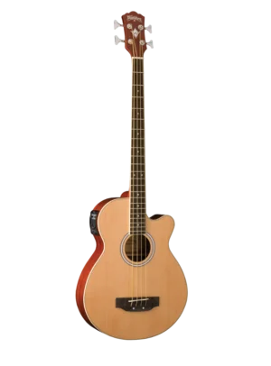 Washburn AB5 Cutaway Acoustic Electric Bass Guitar