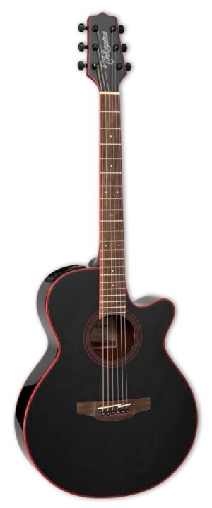 Takamine GF49CE Cosmic Black Sparkle Acoustic Electric Guitar– Guitarra Electroacústica 6 cuerdas Comp
